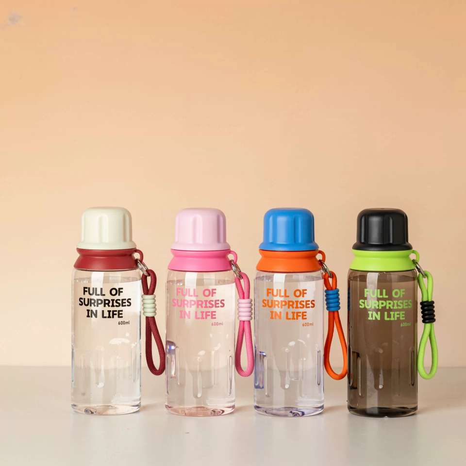 S150-TY-0970 handy cup High appearance level male and female students plastic water cup high temperature resistant students straight drink sports cup full figure