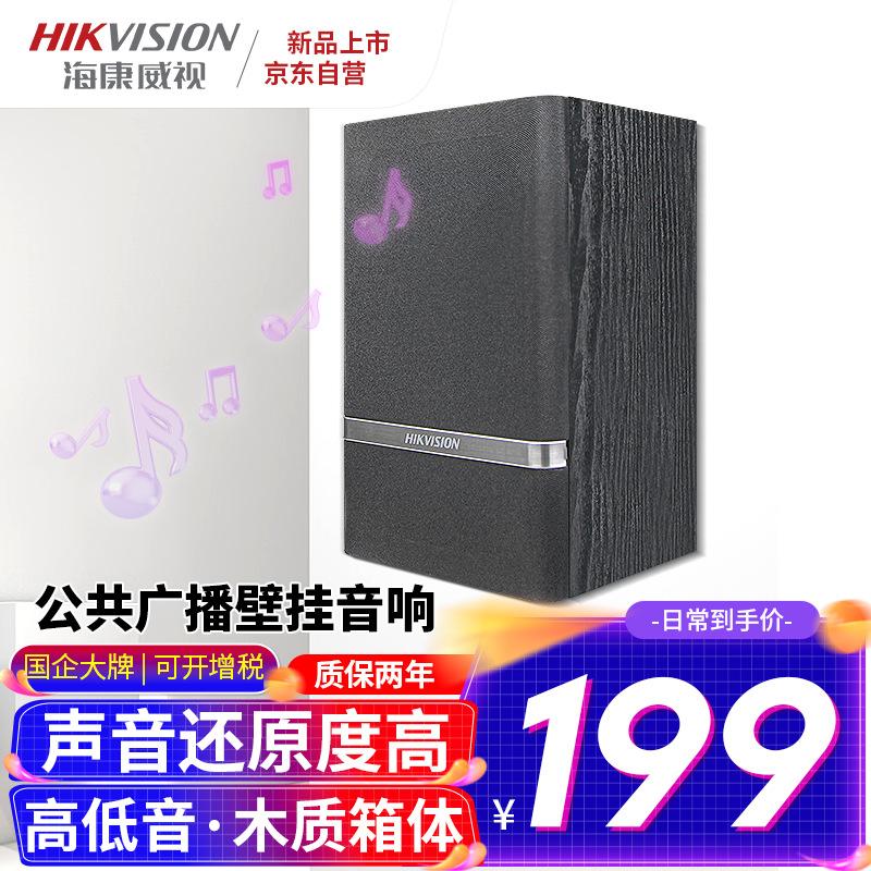 hikvision wall-mounted audio conference speaker training room classroom school playground background