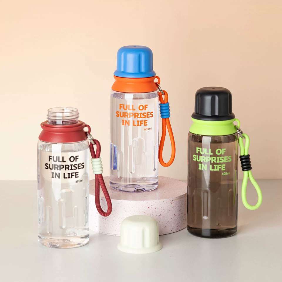 S150-TY-0970 handy cup High appearance level male and female students plastic water cup high temperature resistant students straight drink sports cup Item Picture