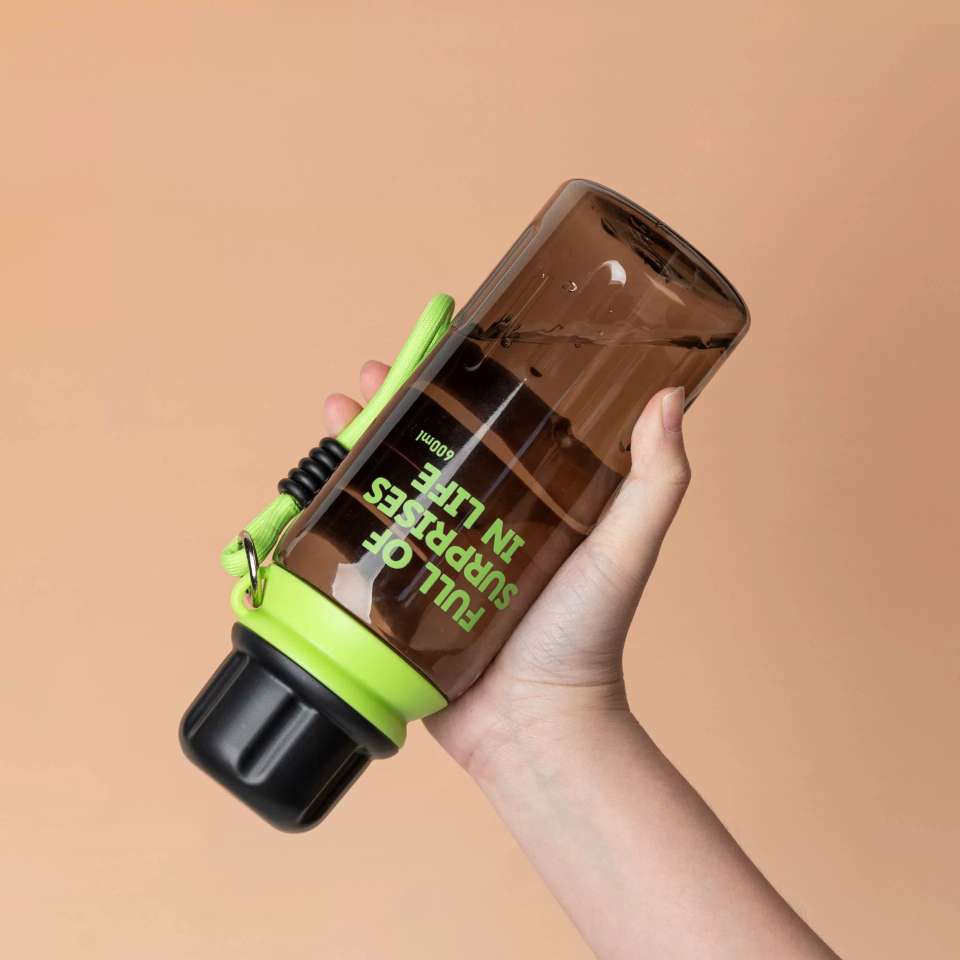 S150-TY-0970 handy cup High appearance level male and female students plastic water cup high temperature resistant students straight drink sports cup Item Picture