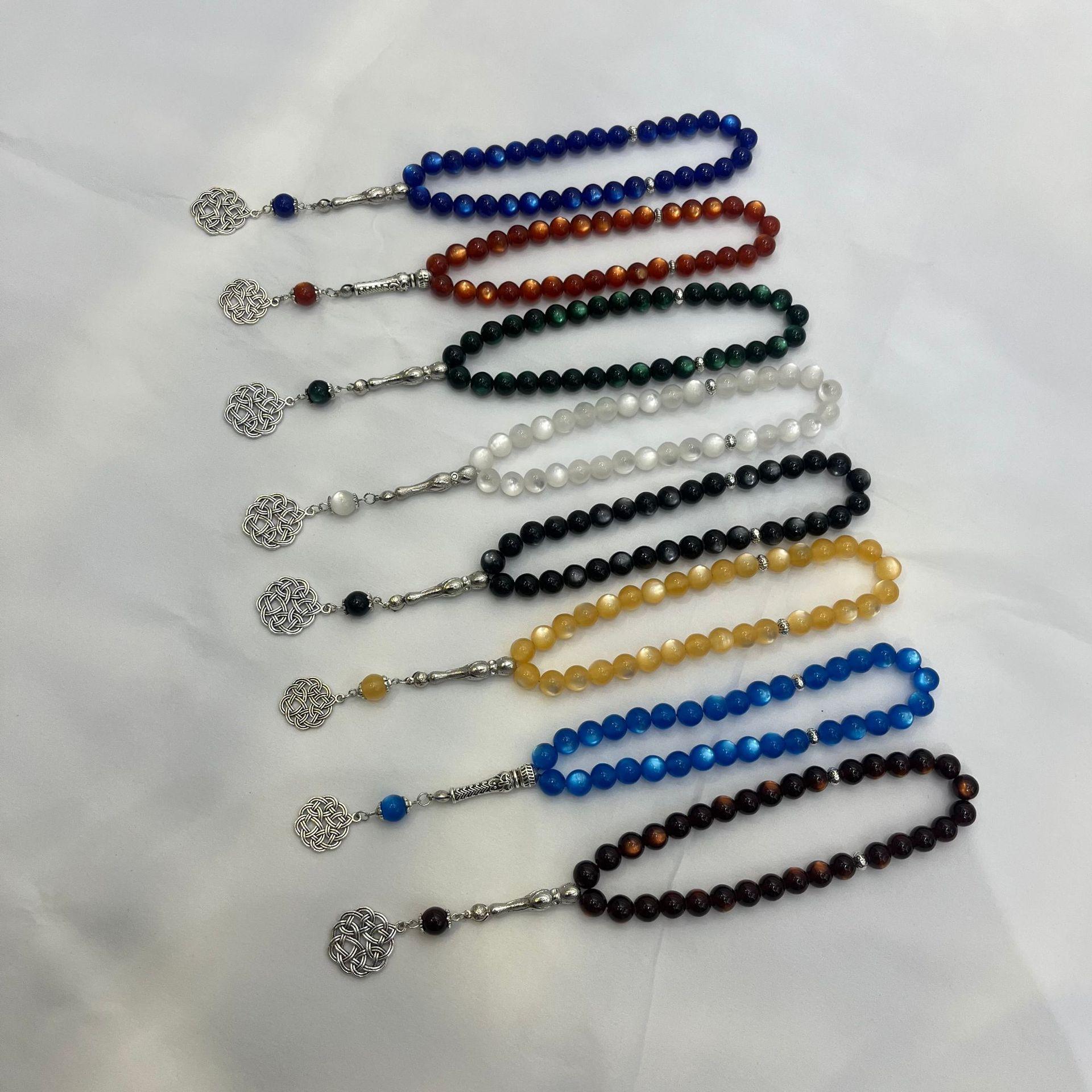 muslim holding beads opal 33 pieces 10 li zan beads islamic arab worship prayer worship supplies details Picture