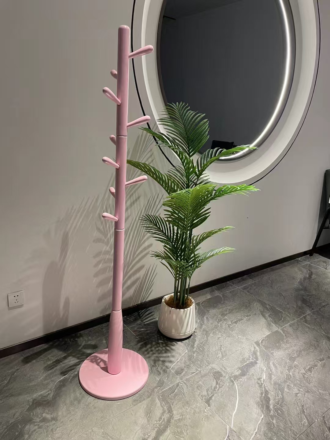 实木衣帽架挂包架子落地卧室内家用客厅立式置物挂架进门挂衣服杆详情6