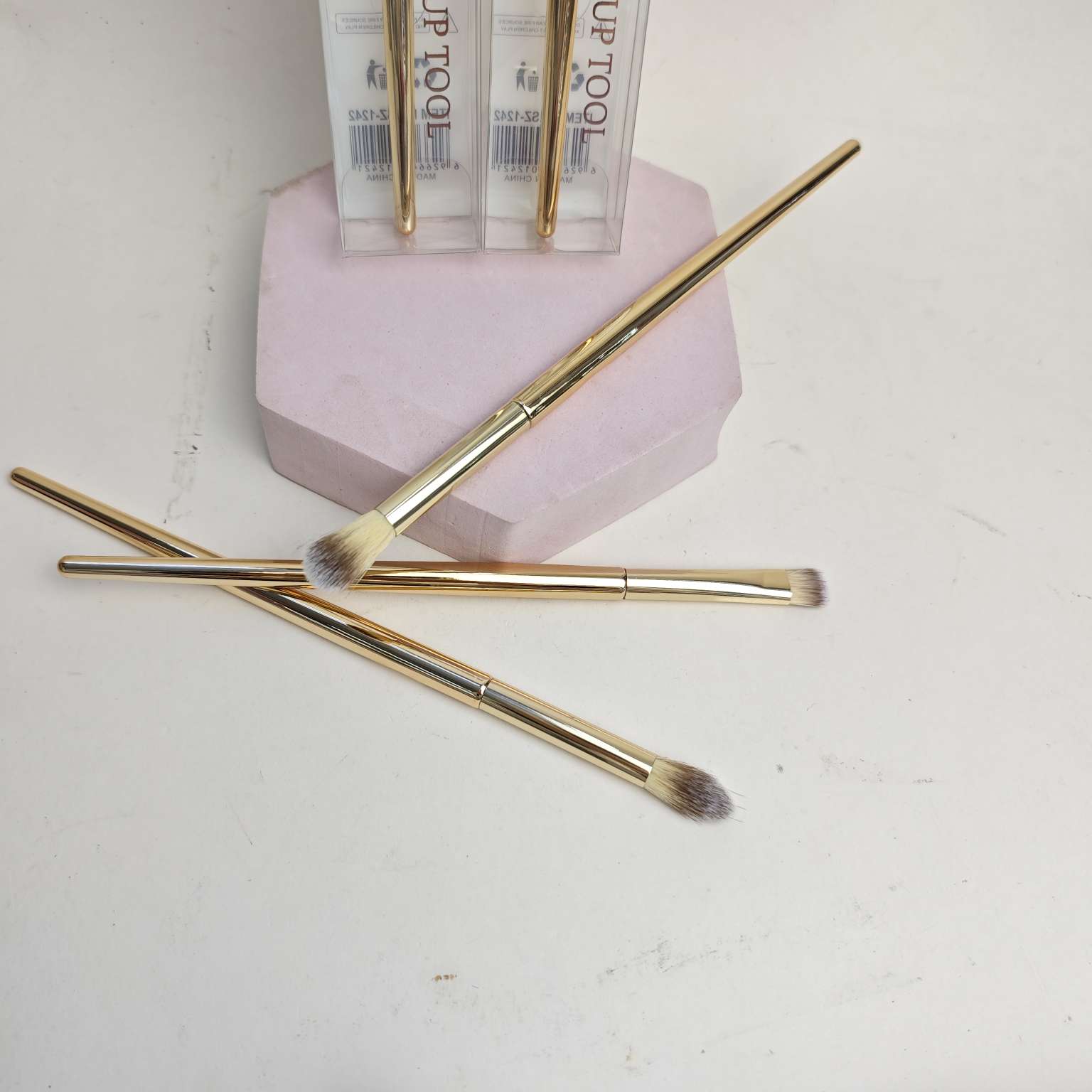 混装五支化妆刷 一支装 化妆刷毛头混装细节图