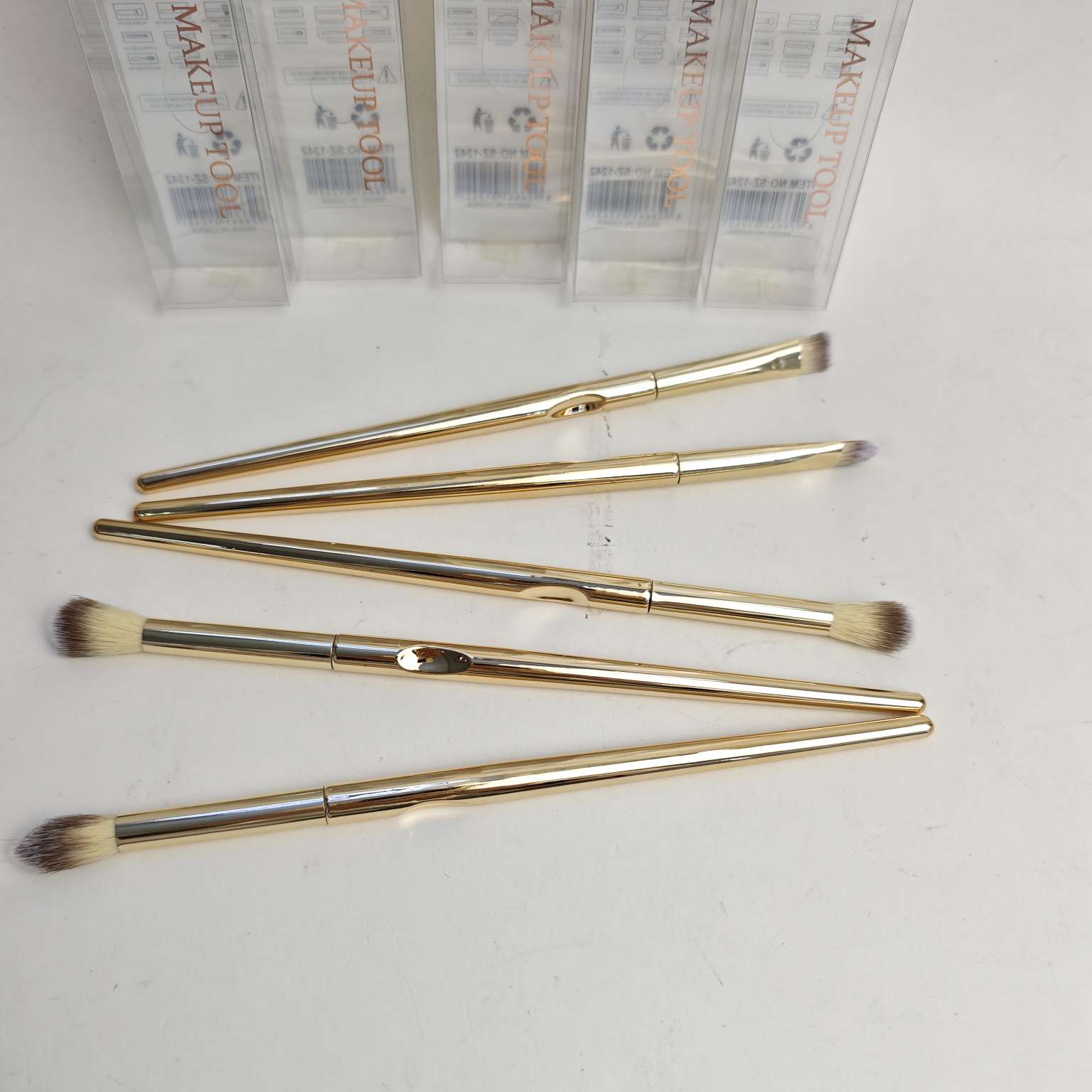 混装五支化妆刷 一支装 化妆刷毛头混装详情图4