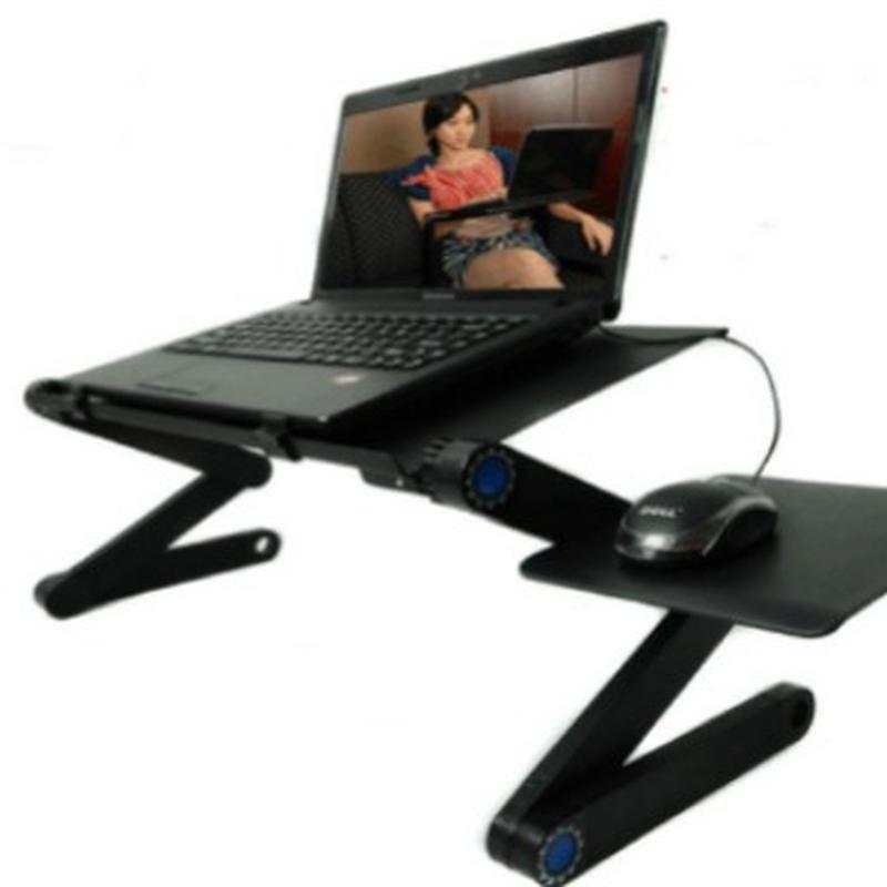 cooling laptop desk laptop stand tablet bed table aluminum alloy computer desk folding small table