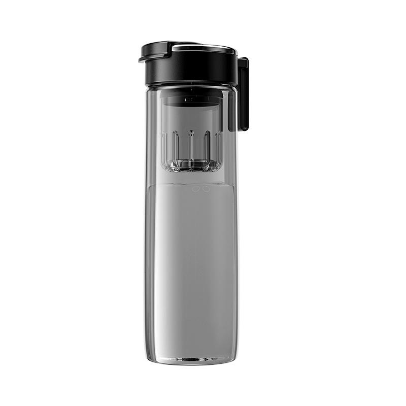 new good-looking magnetic bomb tea cup tritan men's sports tea water separation cup portable large capacity kettle Item Picture