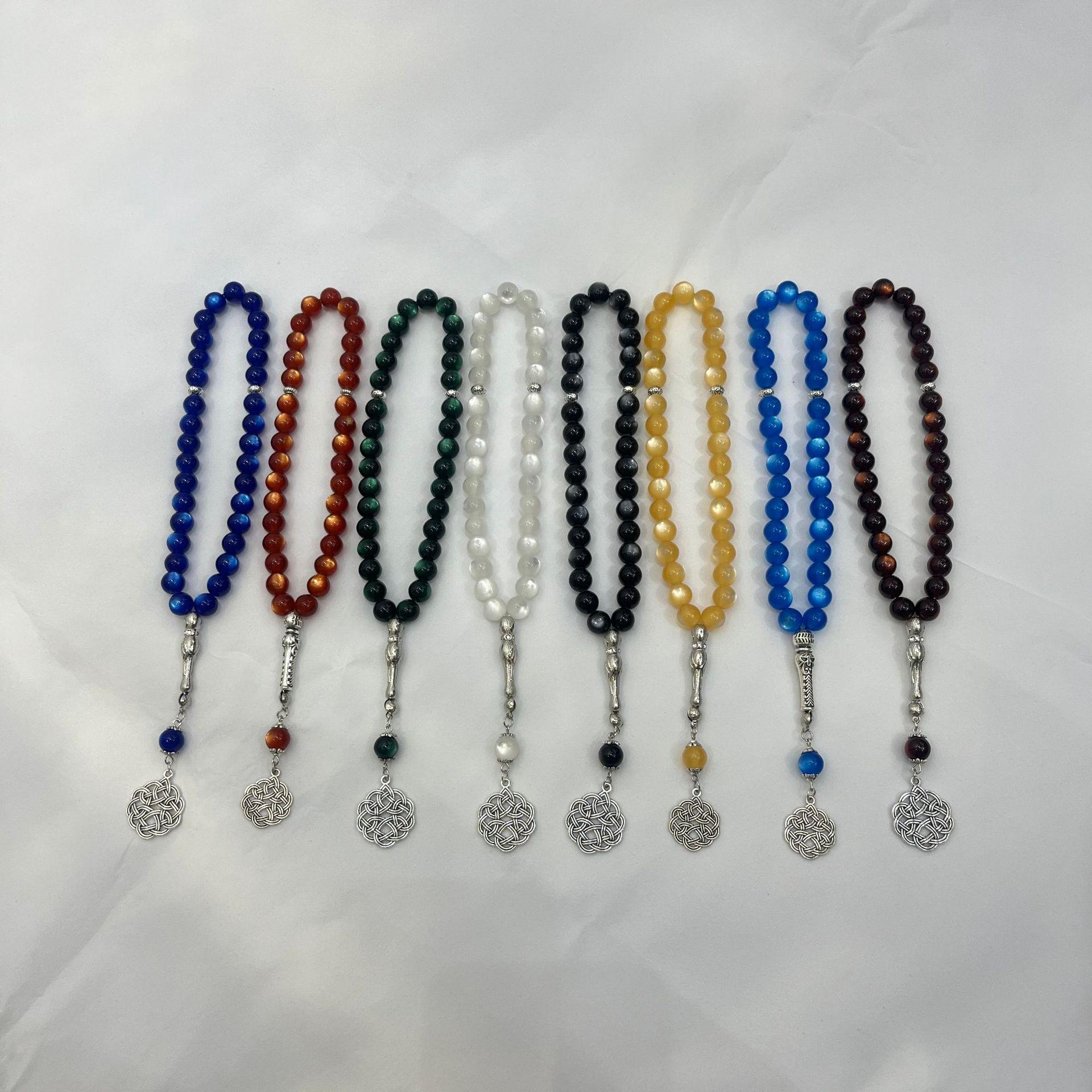 muslim holding beads opal 33 pieces 10 li zan beads islamic arab worship prayer worship supplies Application Scenario