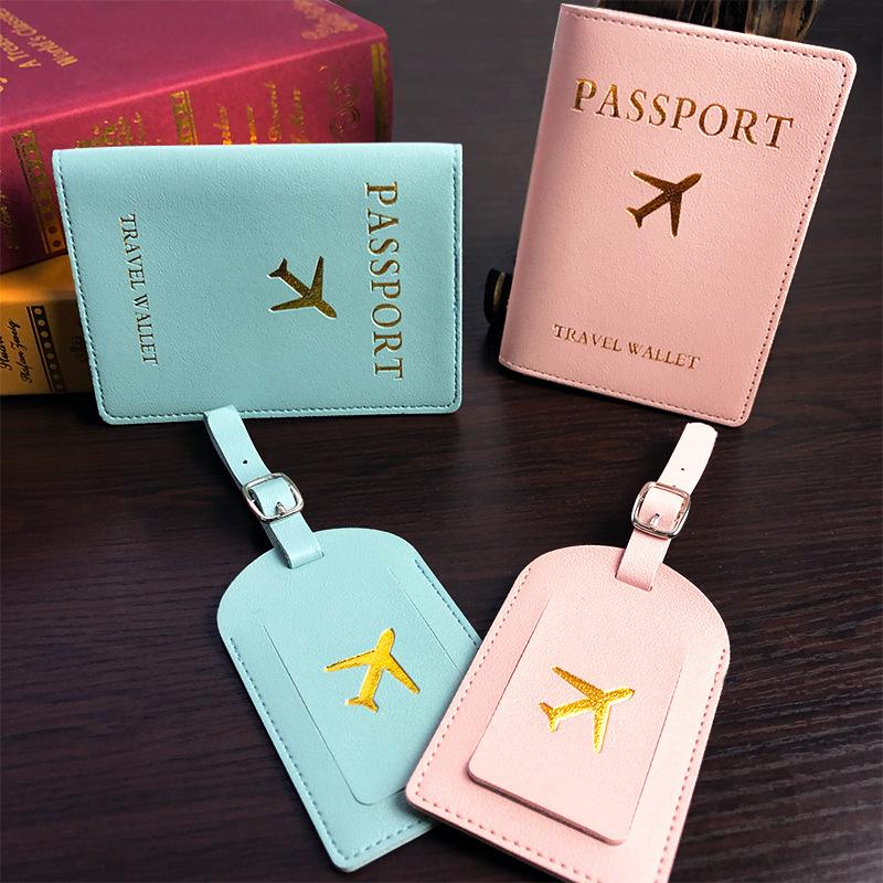 cross-border luggage tag passport case suit tag passport holder passport cover customization