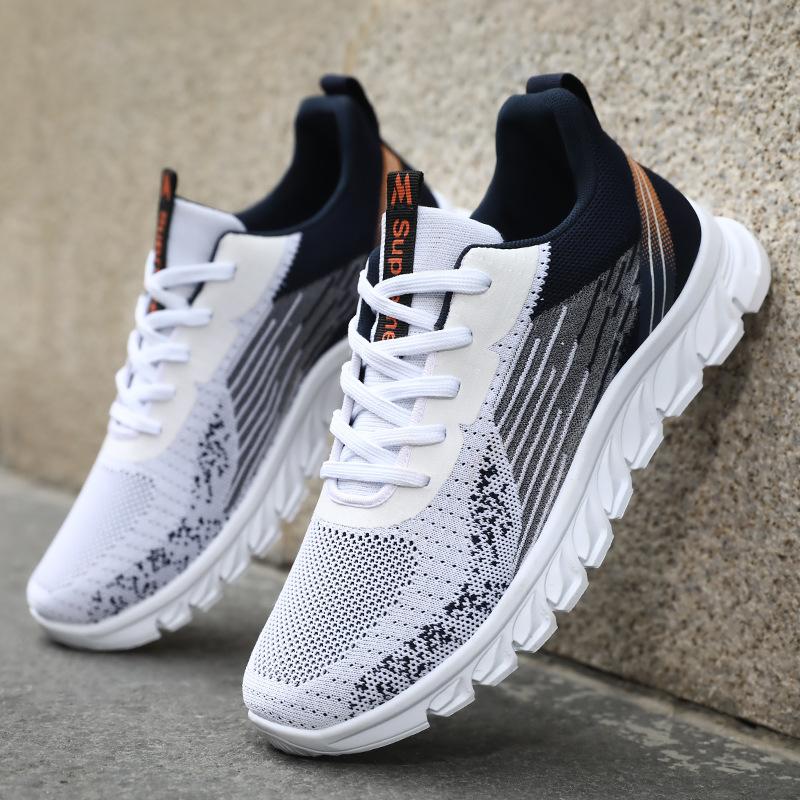 shoes men's autumn new foreign trade men's shoes manufacturers sneakers lace up running shoes fashion trendy sneakers men
