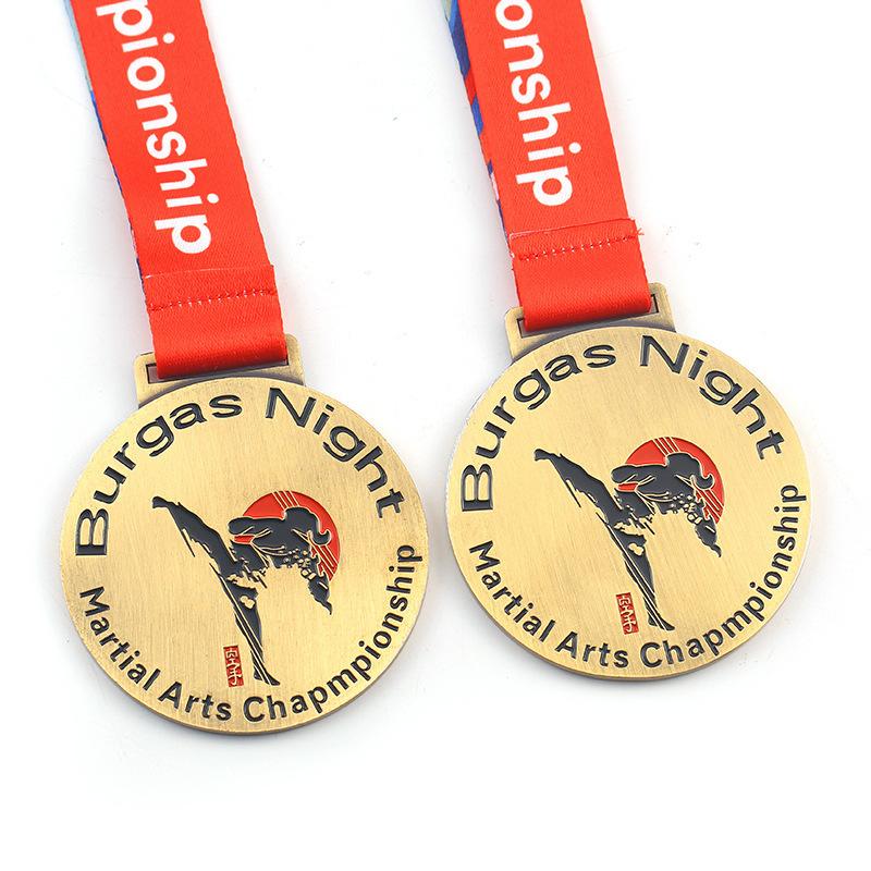 wholesale customized medal metal licensing authority marathon bronze medal students & school medal enterprise recognition medal Specification drawing