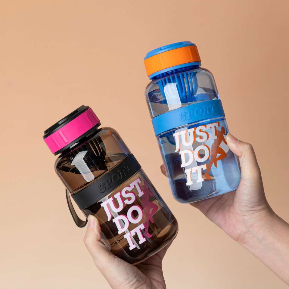 S150-TY-0968 High appearance level high temperature resistant student straight drink cup portable drop free cup large capacity kettle Specification drawing