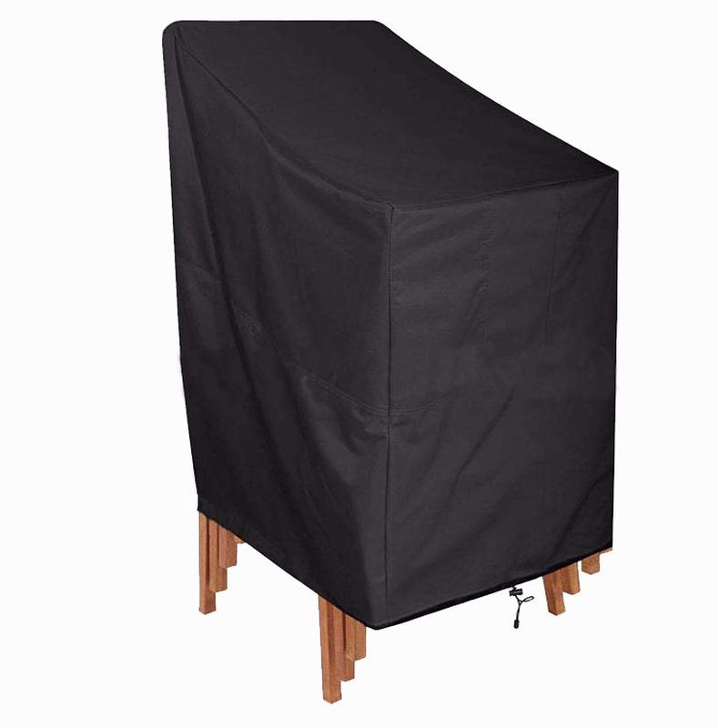 factory customized stackable chair cover waterproof dustproof sunscreen chair cover indoor and outdoor furniture dust cover