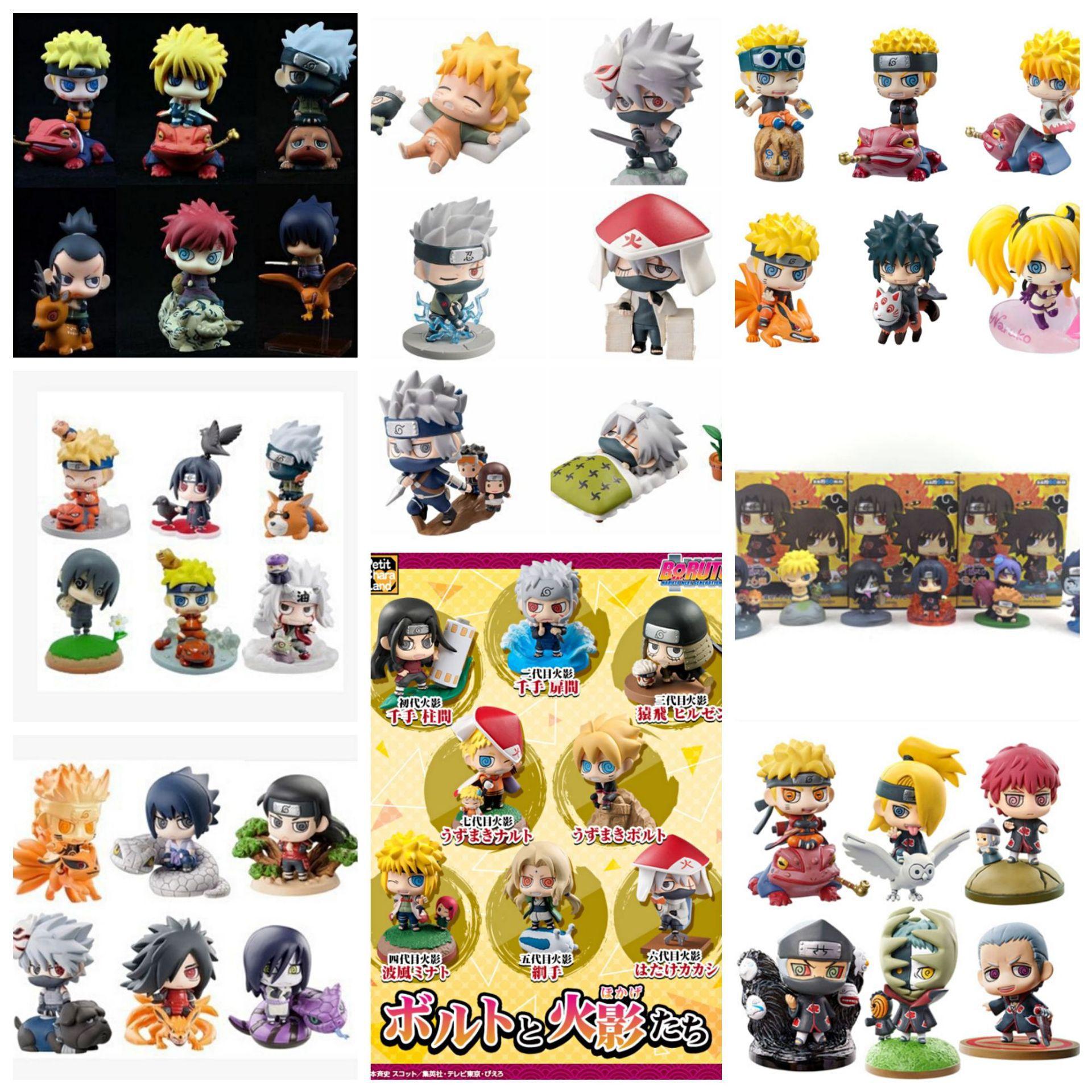 naruto 1-8 generation mosquito-repellent incense eyes 6 8 fire shadow capsule toy handmade toy ornaments full figure