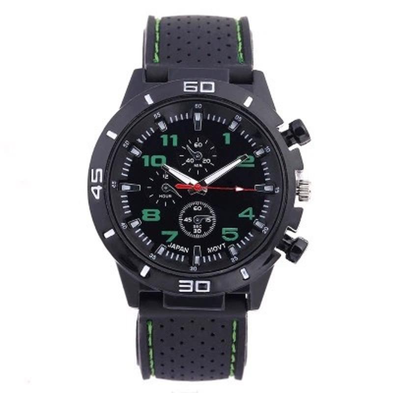 Popular AliExpress EBay Glue Fashion Sports Men's Watches Stitching Strap Silicone Student Watch Wholesale Application Scenario