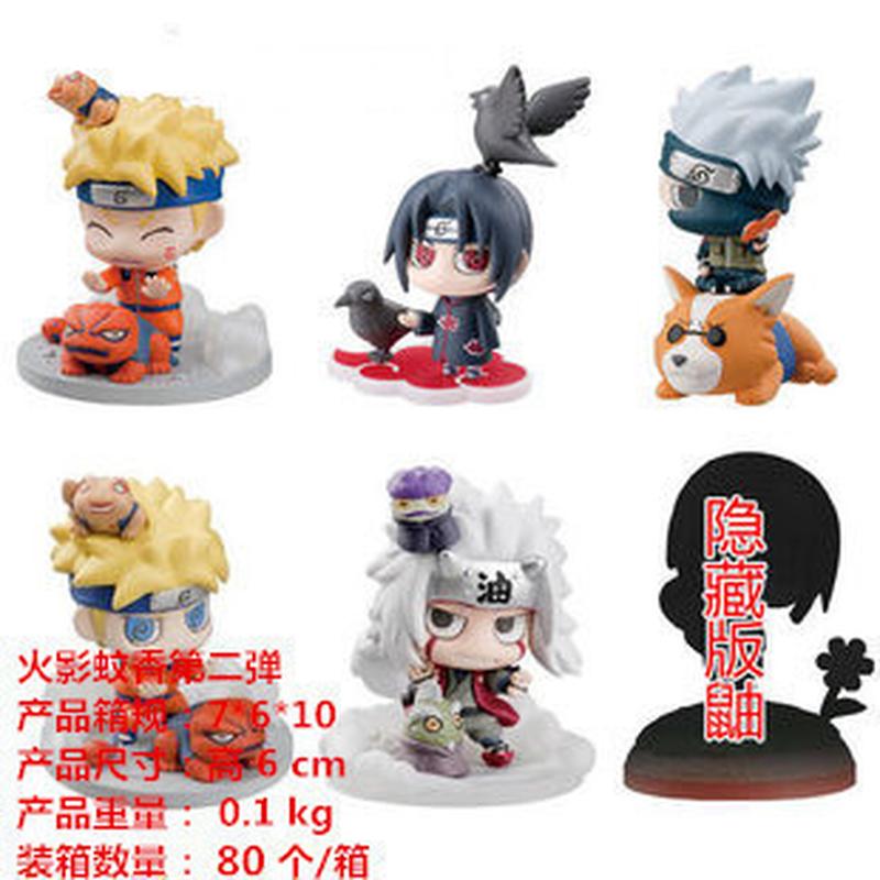 naruto 1-8 generation mosquito-repellent incense eyes 6 8 fire shadow capsule toy handmade toy ornaments Item Picture
