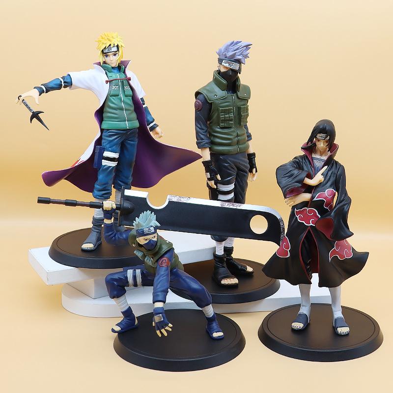 naruto model broadsword kakashi uchiha itachi sasuke naruto four generations of men watergate sakura anime garage kits details Picture