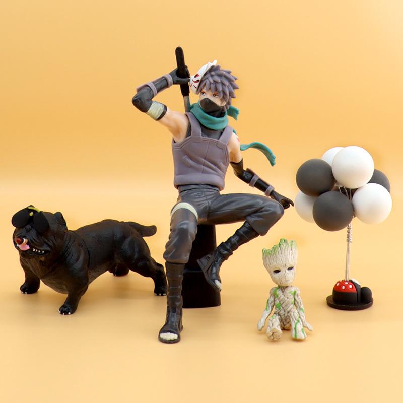Naruto Anime Car Decoration Kakashi GRUIT Car Interior Dashboard Hand Office One Piece Dropshipping details Picture