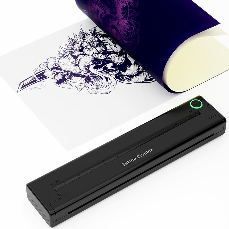 mini printer bluetooth thermal printer office printing tattoo a 133.33cm-inch tattoo printer cross-border