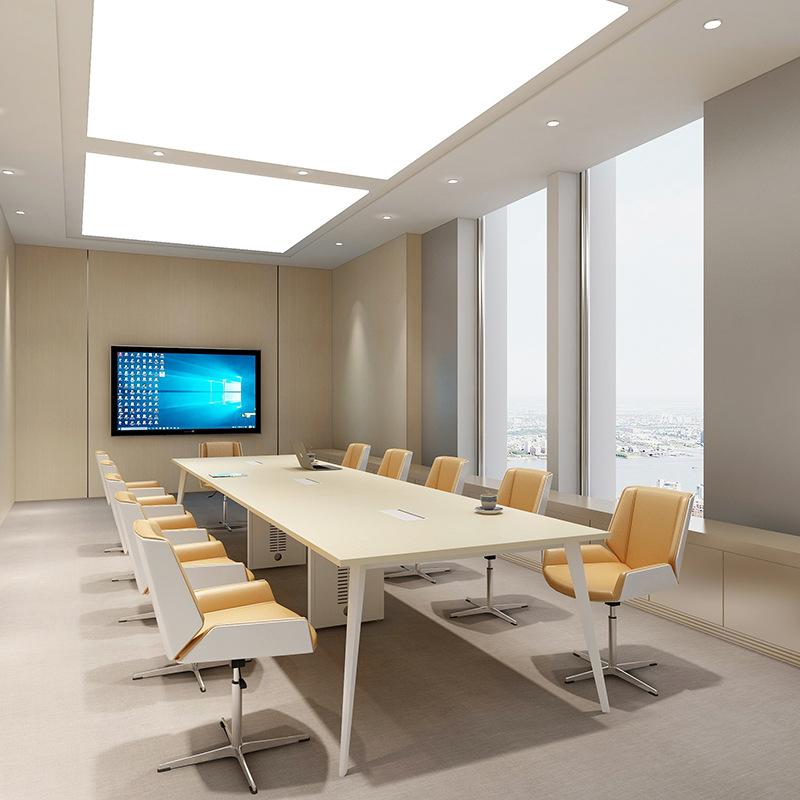 shanghai office furniture conference table simple modern strip negotiation staff training desk office table