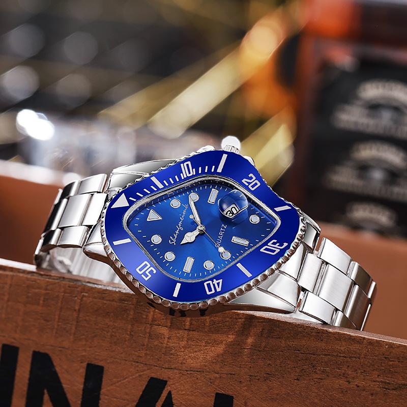 Cross-Border Twisted Water Ghost Green Submariner Water Ghost Men's Watch Lao Green Submariner Submariner Watch Quartz Watch Wholesale One Piece Dropshipping