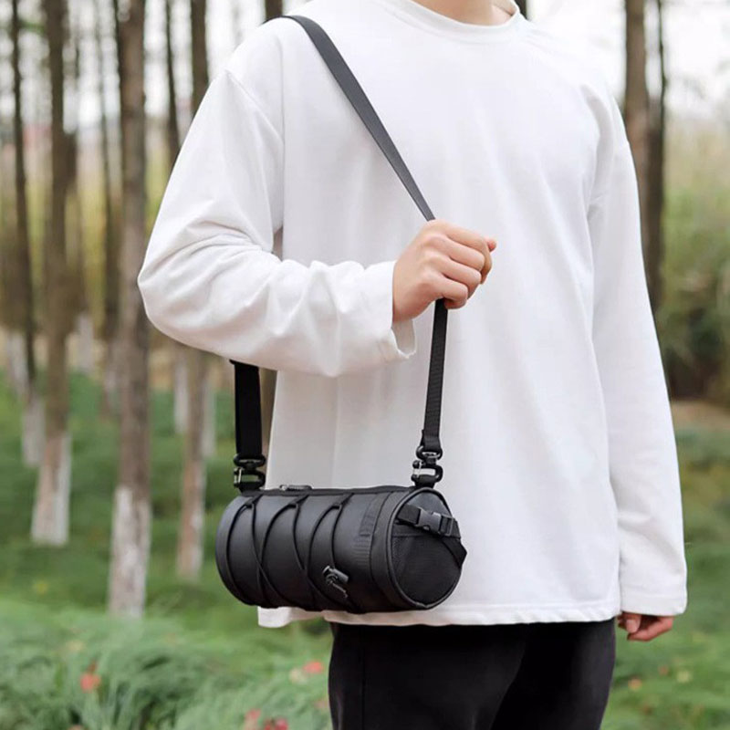 CT-2411S handlebar bag, bicycle front bag, handlebar bag, mountain bike front bag, bicycle handlebar bag, front bag, cycling equipment, single-shoulder backpack Application Scenario