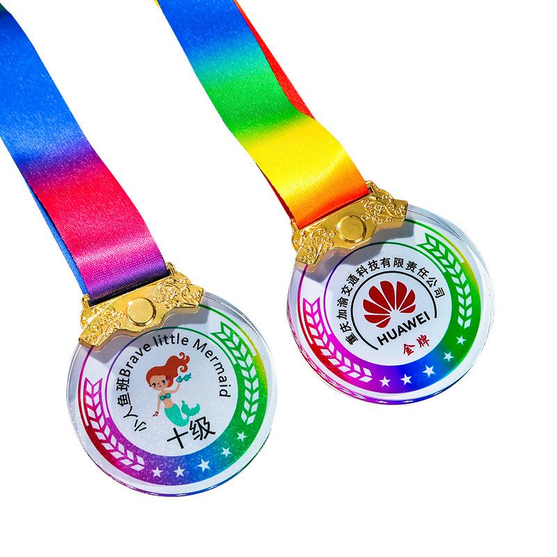 wholesale crystal children's medal metal medal customized marathon school sports meeting guanyaji reading listing Item Picture