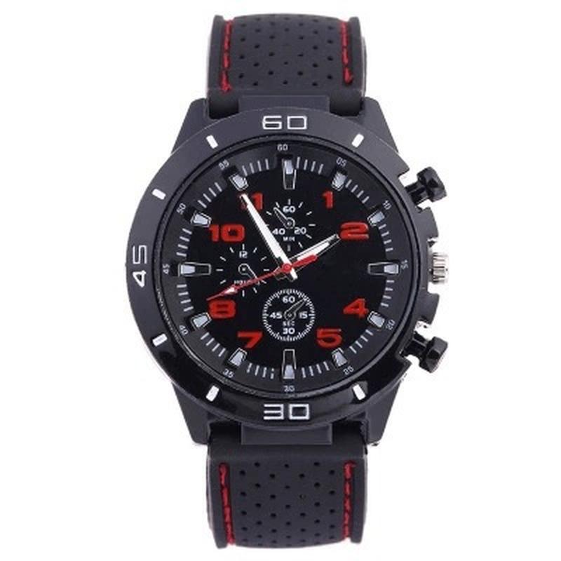 Popular AliExpress EBay Glue Fashion Sports Men's Watches Stitching Strap Silicone Student Watch Wholesale full figure