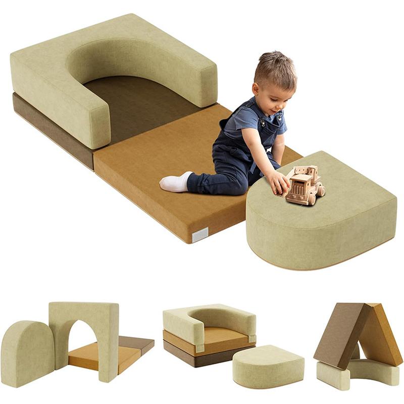 creative children's sofa high density sponge mat modular sofa amazon new product children's sectional sofa
