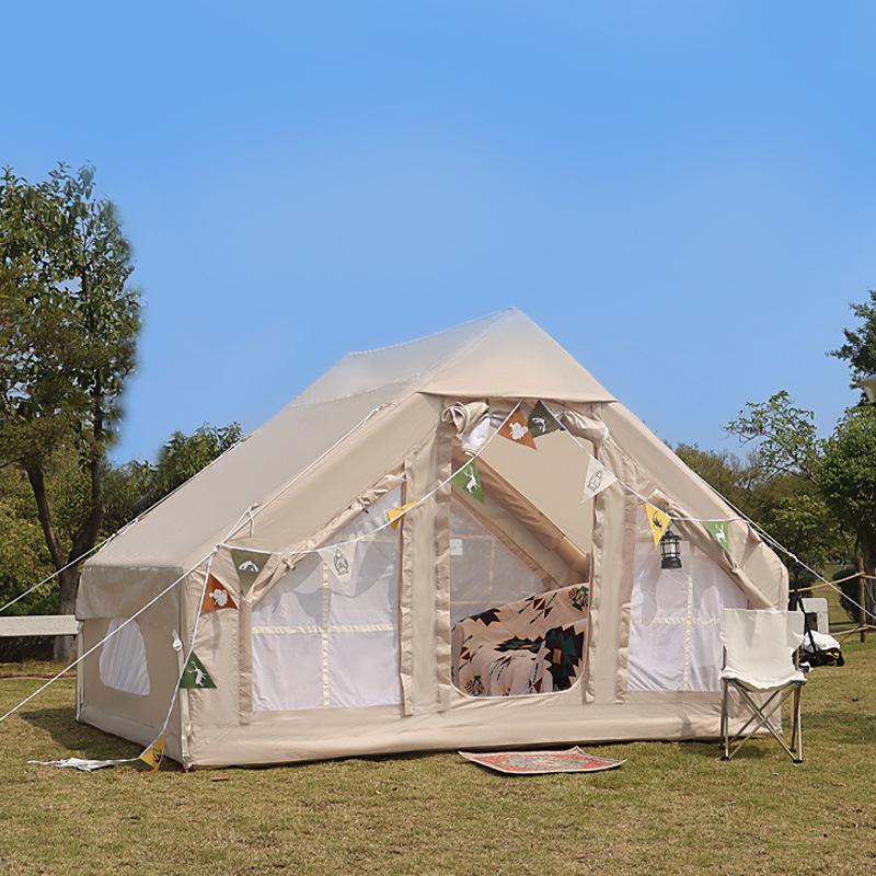 naturehike same style inflatable tent outdoor tent camping tent full set oxford cloth waterproof inflatable tent manufacturer