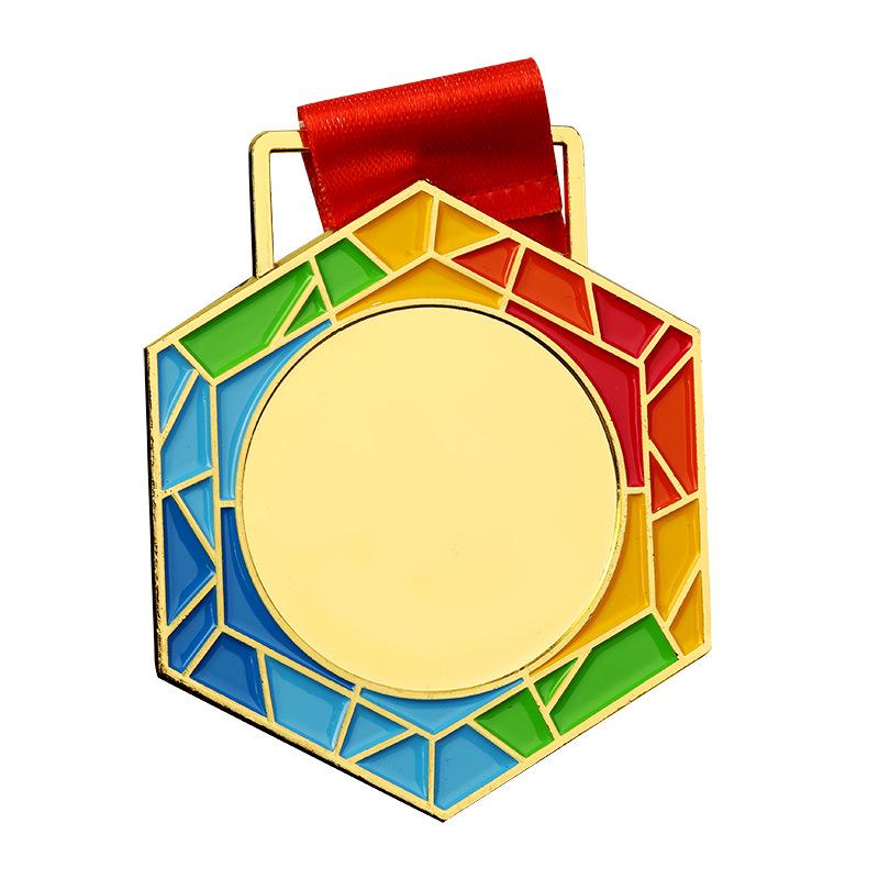 spot general metal medal marathon wheat medal customized school games kindergarten medal Application Scenario