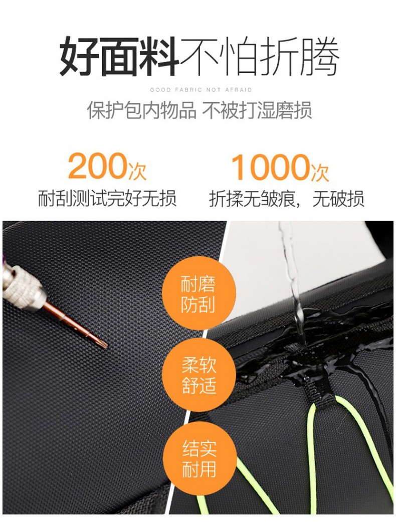 CT-2411S handlebar bag, bicycle front bag, handlebar bag, mountain bike front bag, bicycle handlebar bag, front bag, cycling equipment, single-shoulder backpack pic 8