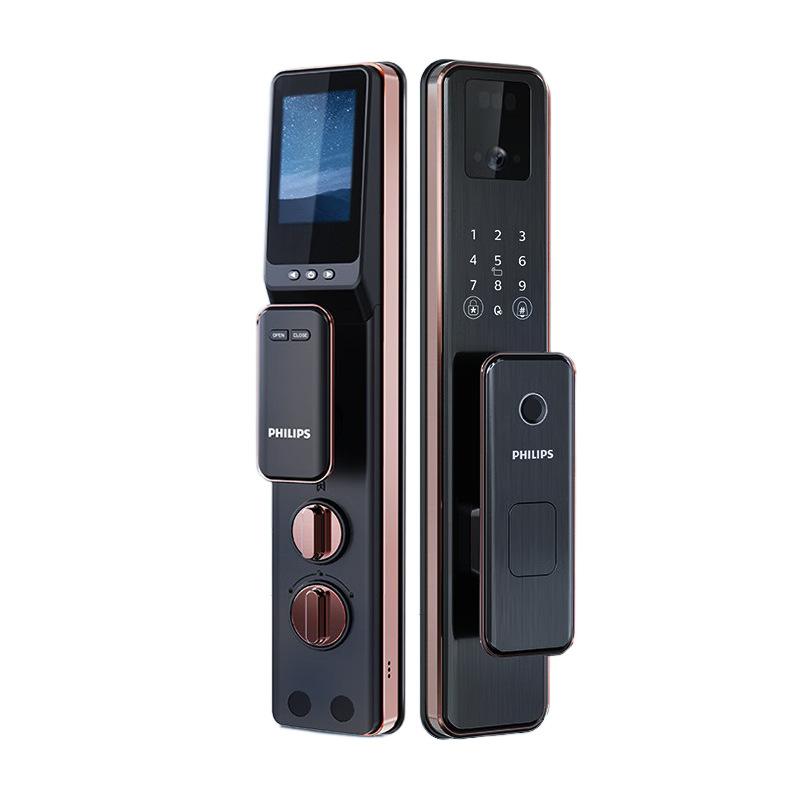philips fingerprint lock password lock face recognition wifi peephole viewer large screen electronic lock 301fvp graffiti Item Picture