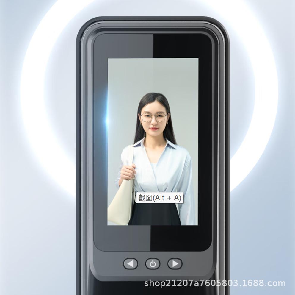 philips fingerprint lock password lock face recognition wifi peephole viewer large screen electronic lock 301fvp graffiti Specification drawing