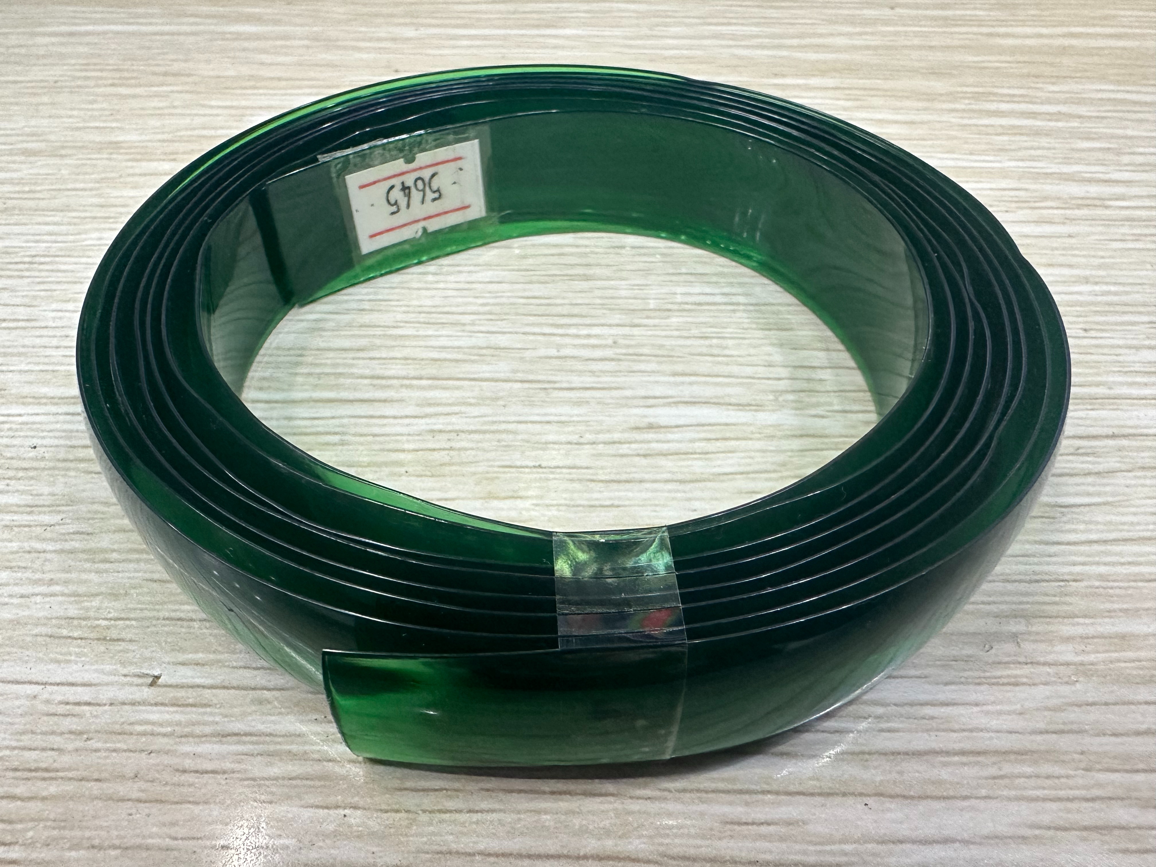 时尚女鞋鞋面PVC透明装饰条 环保超透明PVC鞋面水晶条生产厂家#皮带辅料供应