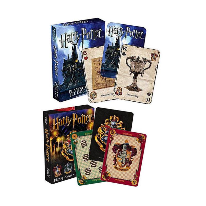 harry potter harry potter film and television peripheral hogwarts castle college badge playing cards