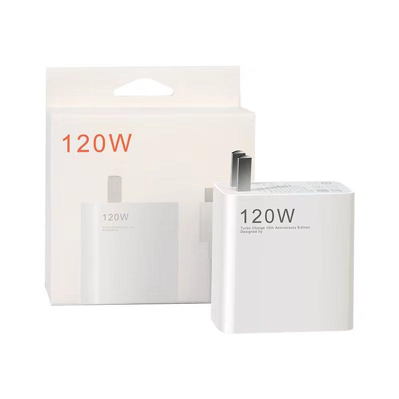 120w charger suitable for xiaomi redmi fast charging head 6a data cable mobile phone usb charging head original wholesale details Picture