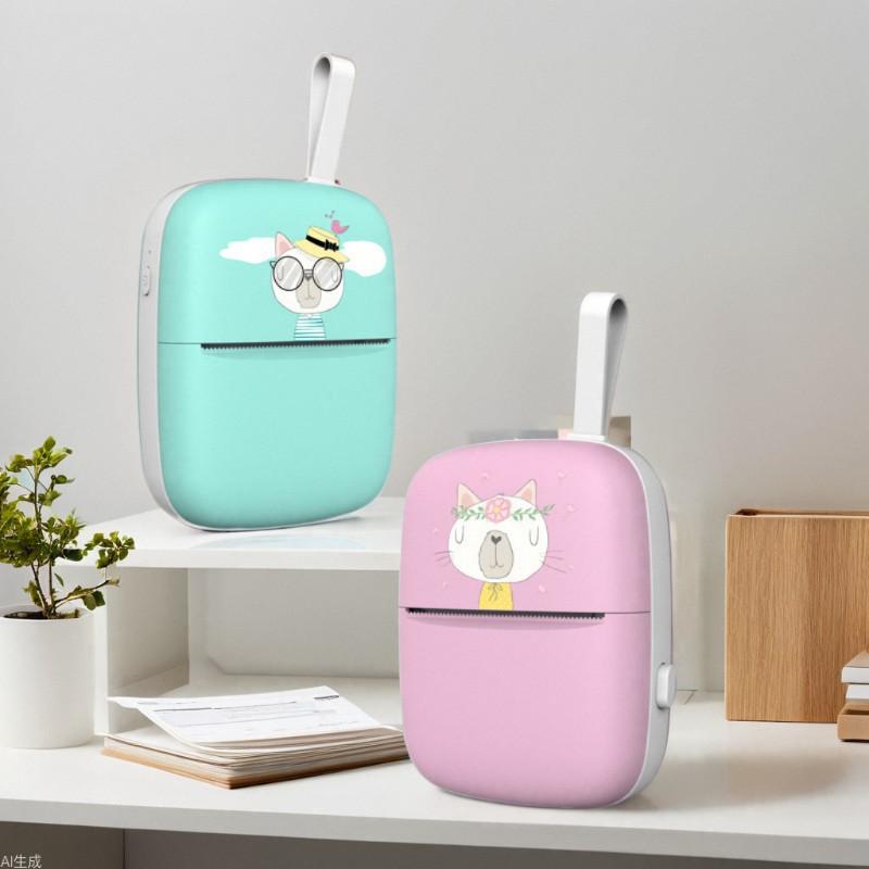 cross-border wrong question printer wrong question organize fantastic student portable printer bluetooth mini printer
