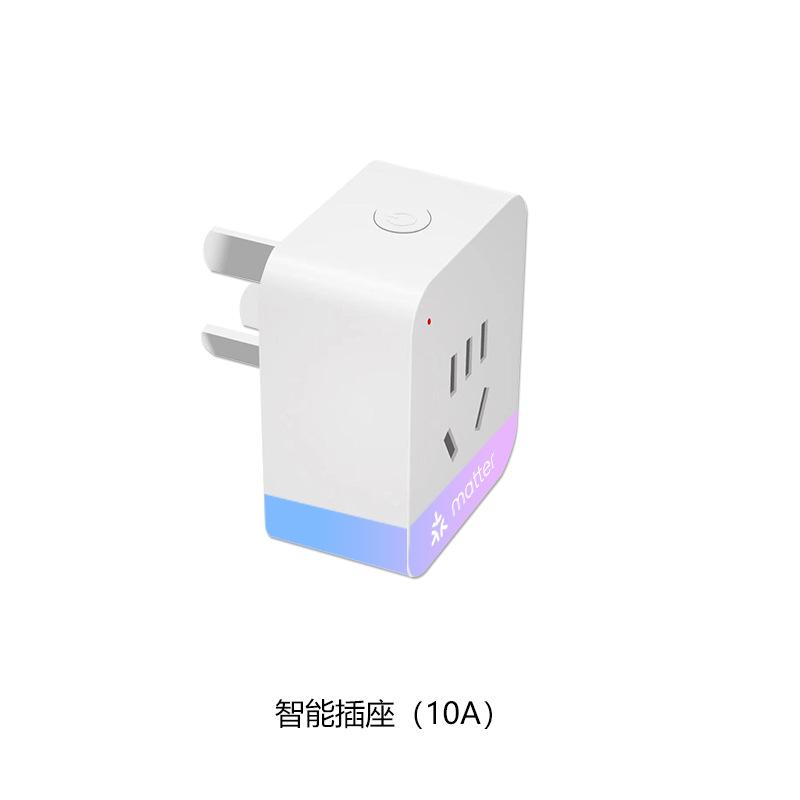 matter certified national standard smart socket apple samsung philips google amazon voice control plug Specification drawing