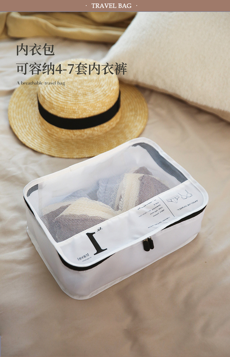 旅行收纳袋出差旅游神器洗漱用品行李箱分装化妆包整理包洗护套装详情8