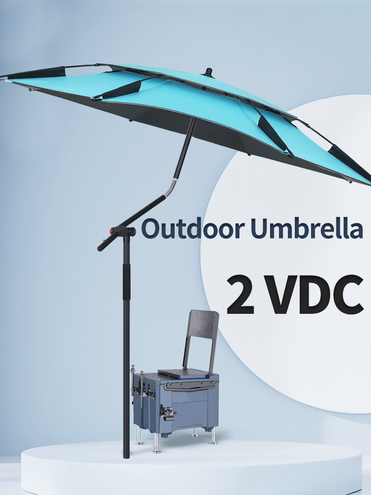 long walking stick style -Outdoor Umbrella-Black Coating详情1