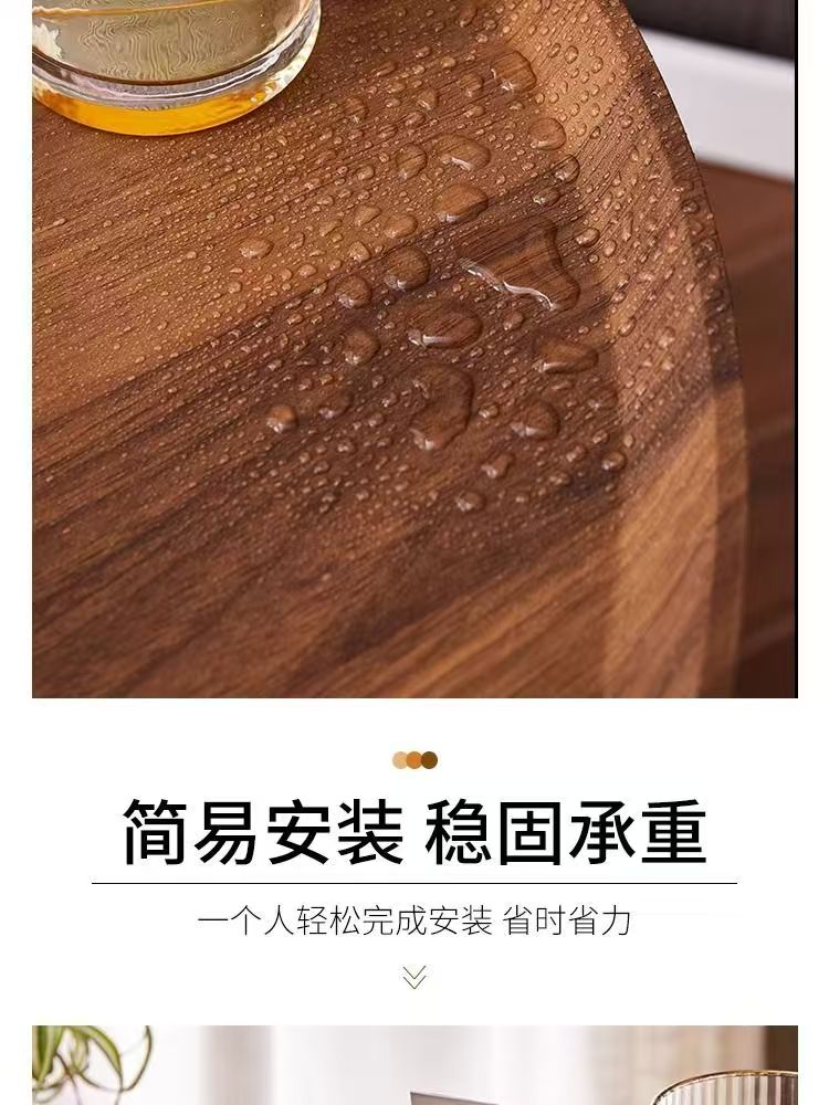 Simple and modern small coffee table, side table, movable sofa, side cabinet, mini corner table, side table, small tea table, sofa table pic 3