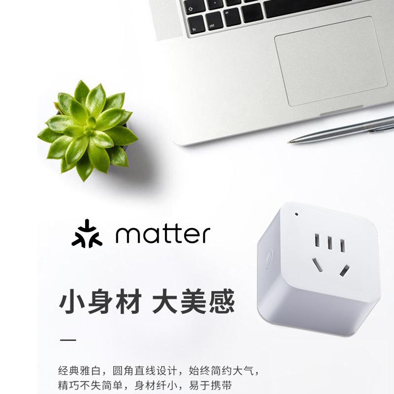 matter certified national standard smart socket apple samsung philips google amazon voice control plug details Picture