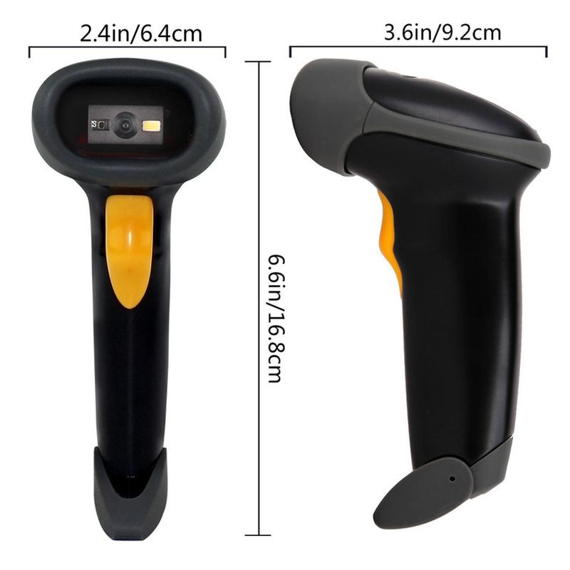 Two-Dimensional Code Scanner Wireless Barcode Scanner Cashier Code Express Barcode Scanning Gun details Picture