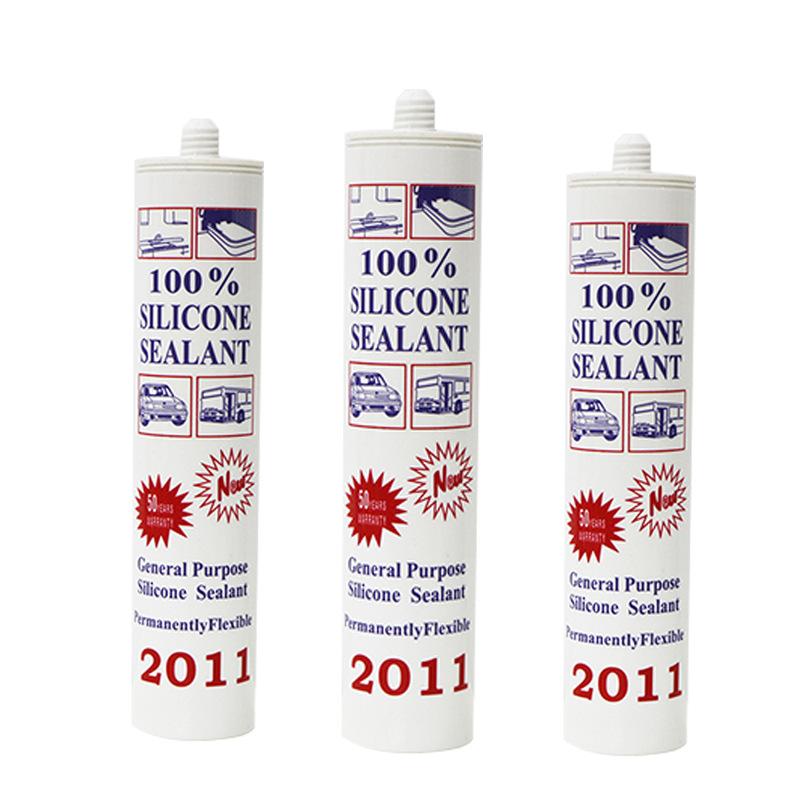 Silicone Sealant Manufacturers 2011 Acid Sealed Silicon Sealant Doors and Windows Rainwater Proof Transparent Silicon Sealant