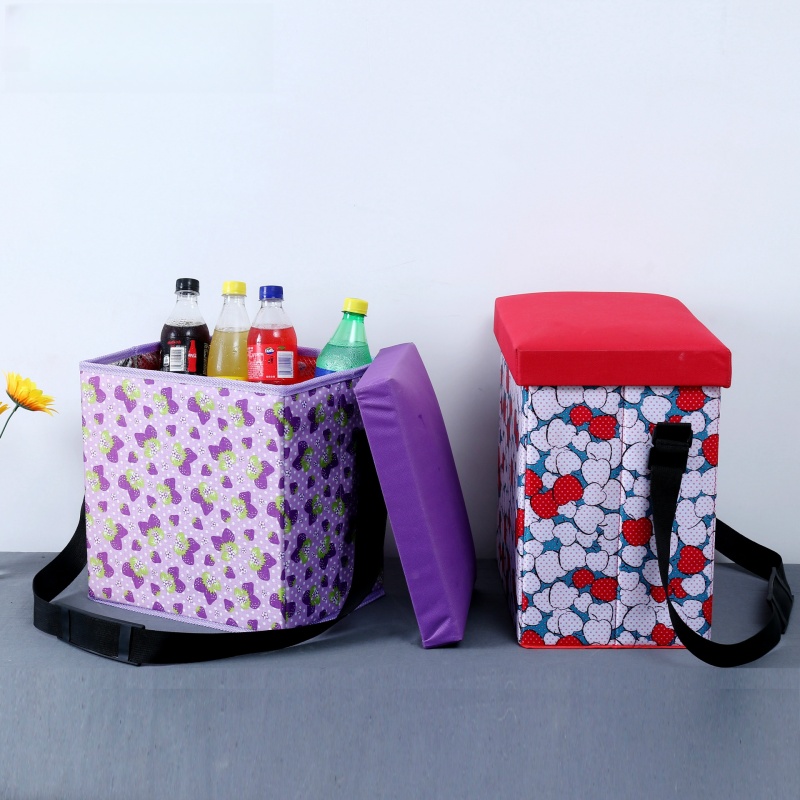 收纳凳/折叠收纳凳/凳子/长凳/恒关壁画产品图