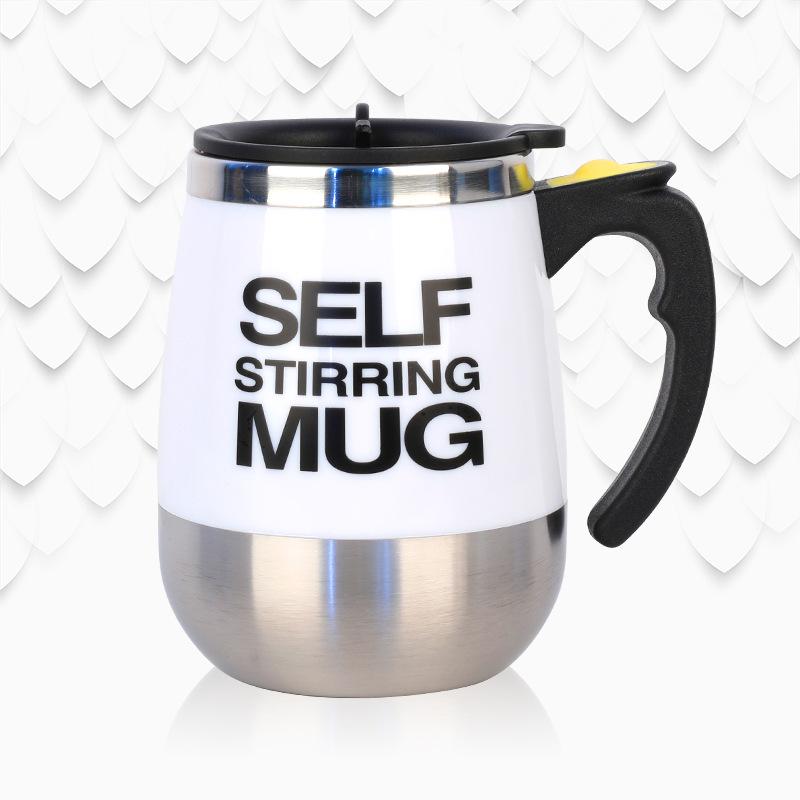 automatic mixing cup milk protein powder portable electric shaker stainless steel mug lazy coffee cup