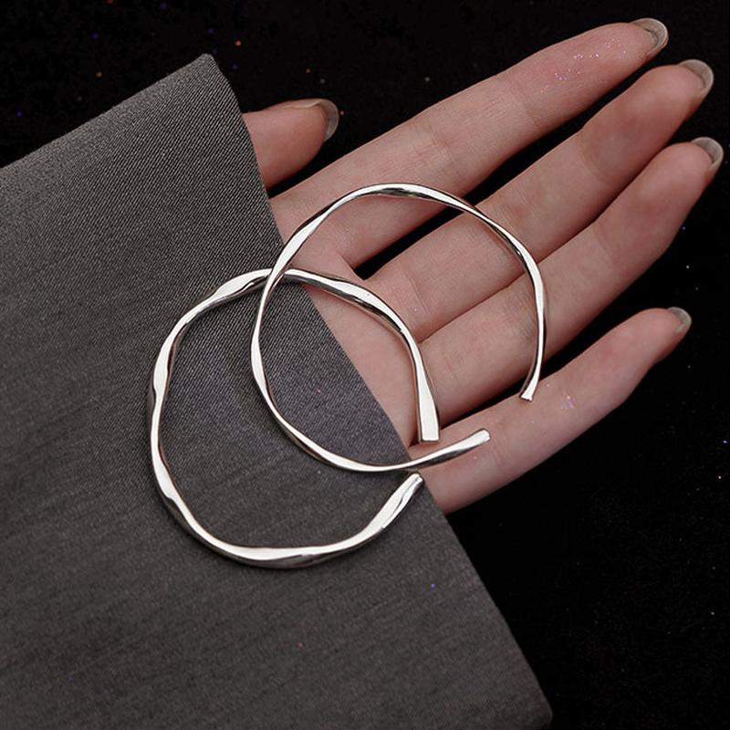 silver jewelry mobius silver-plated bracelet female summer niche design high-grade simple simple bracelet silver bracelet jewelry bracelet