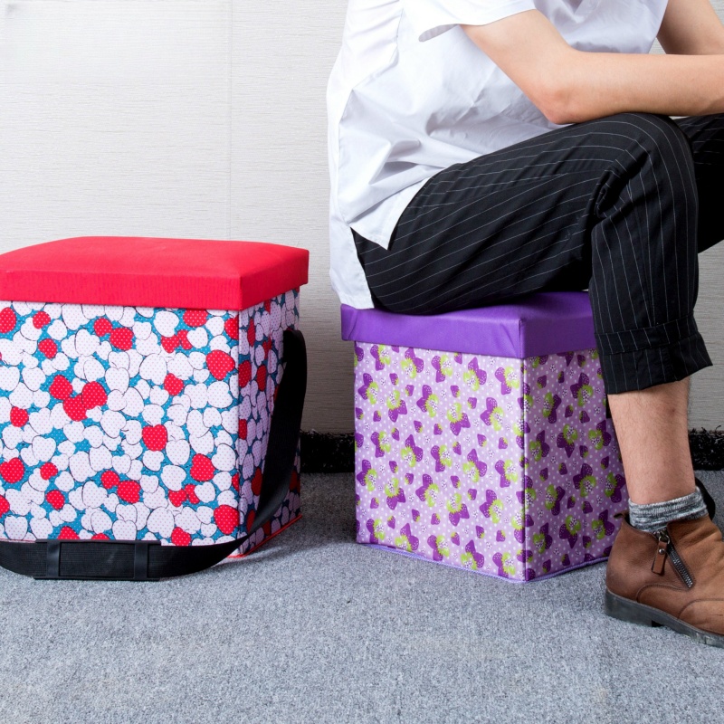 收纳凳、储物凳、收纳桌实物图