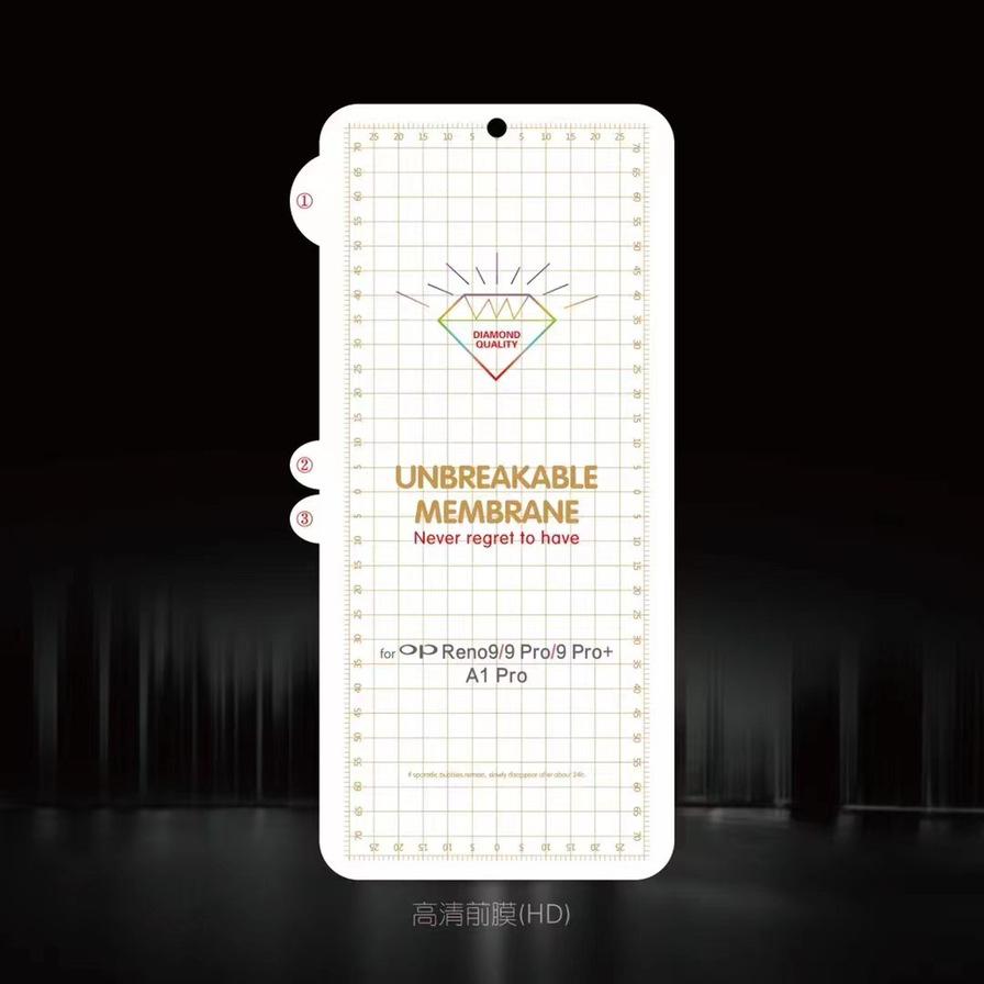 applicable to honor 200 y300pro reno12pro full screen invisible diamond glass protector full screen hydrogel protective film mobile phone soft
