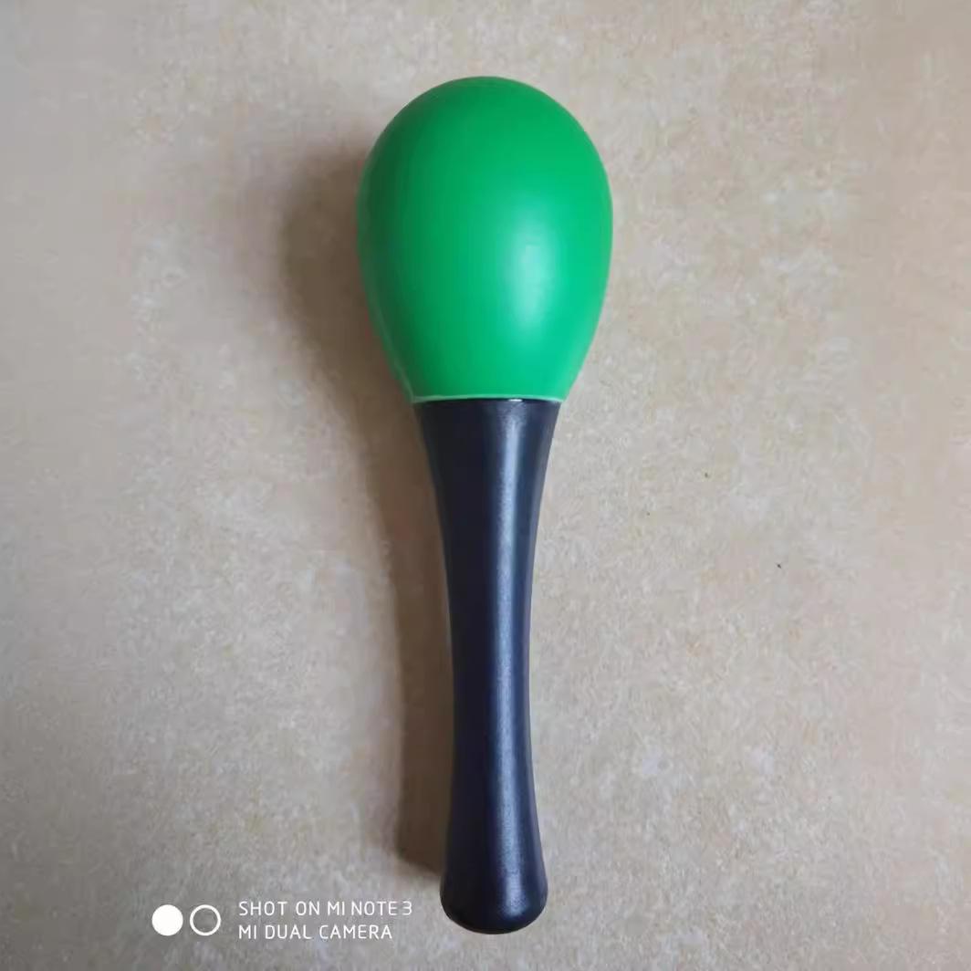 sand hammer rattle toys sand hammer sand ball early education teaching aids plastic rattle toys sand hammer long 13cm sand egg 4cm details Picture